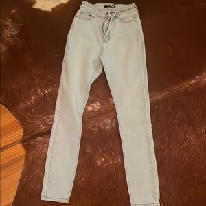 Light Blue High-Waisted Jeans